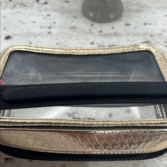 Henry Charles  Gold and Black Clear Isla Convertible Bag - Picture 4 of 7